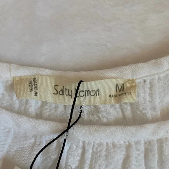 SALTY LEMON Chic White Spaghetti Strap Maxi Dress - Picture 9 of 13